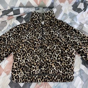 American Eagle Cheetah Print Jacket